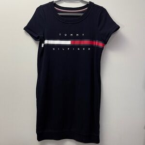 63. Tommy Hilfiger Navy Dress with Red and White Accents